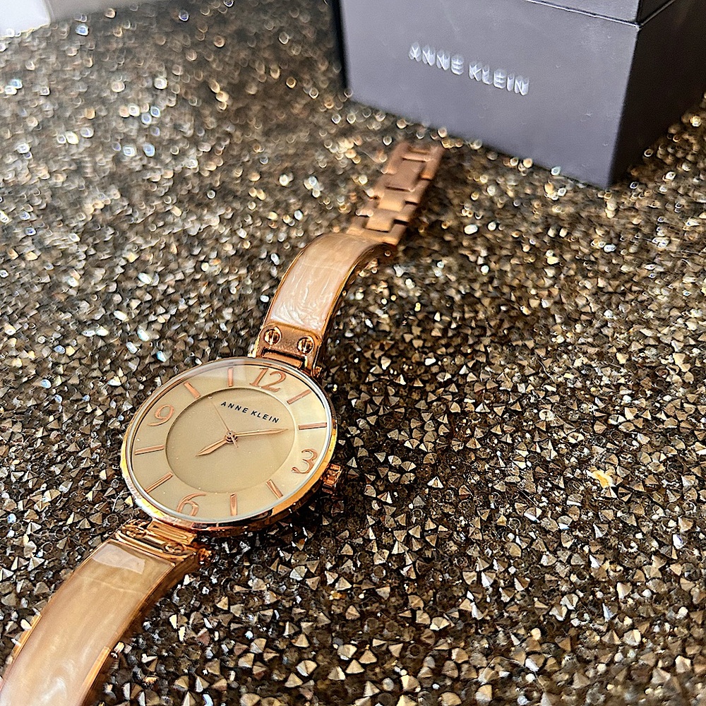 Anne Klein Ladies Watch AK2210 Pink Rose Gold Ladies Watches Stainless Steel